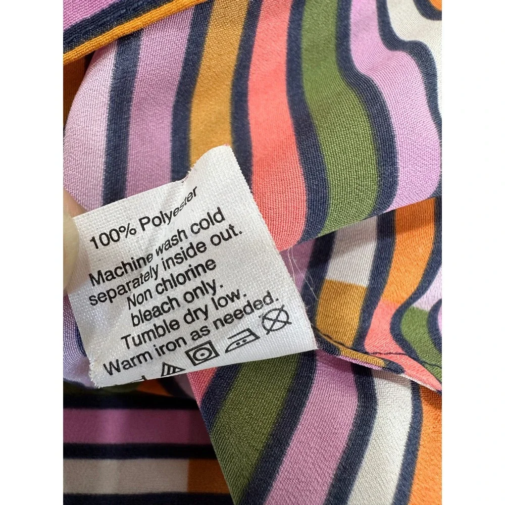 J.Crew Womens Multi Color‎ Striped Racerback Camisole Top Size 6
